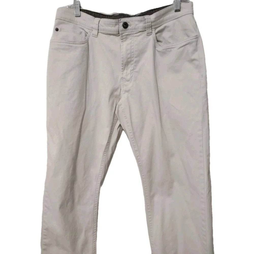 Van Heusen Pants Slacks Men's 32x30 Slim Tan 5 Pocket Design 29